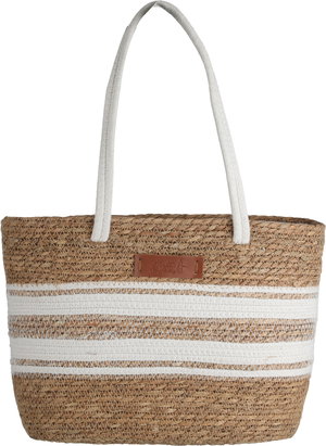 شنطة ترامس خوص السيف غاليري، 40x27 سم - بيج ابيض product image