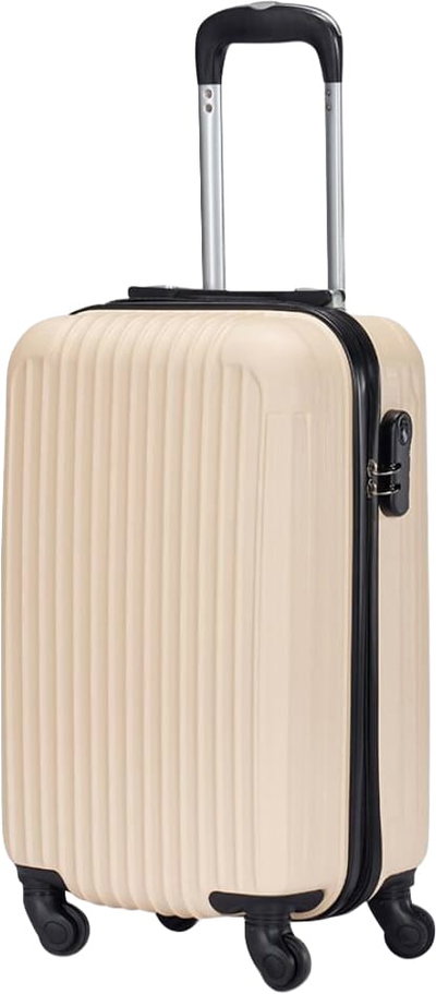حقيبة سفر ABS ليمرا، 20 انش، 4 عجلات، WM-219 - بيج product image 1