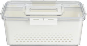 علبة تخزين أكريليك السيف غاليري، 34x17x15 سم، غطاء، مستطيل - شفاف product image 2