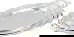 Alsaif Gallery Steel Tofry Set, 3 Pieces - Silver product image 1