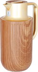 Everest Laura Thermos, golden handle, 1.6 liters, thermal glass inner shell, plastic outer shell - brown product image 2