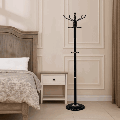 علاقة ملابس مودرن معدن، 173×46 سم - اسود product image 3