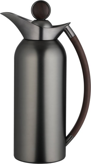 طقم ترامس الثريا السيف غاليري، 2 قطعة، 1/1 لتر، حافظة داخلية زجاج حراري، يد خشبي، ضغاط - أسود خشبي product image 2