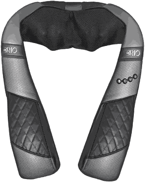 Brio Smart Body Massager, 1100W, 3 Speeds, Timer - Gray Black product image