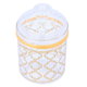 علبة بهارات بلاستيك السيف غاليري، دائري، منقوش ذهبي - شفاف product image 6