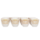 Al Saif Gallery coffee cup set, porcelain, 12 pieces - white product image 1