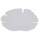 Al Saif Gallery Metal Plate, 31X31X2.4 Cm, Leaf Shape - Grey product image 1
