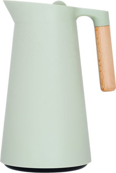 ترمس ليندا تايملس، 1 لتر، حافظة داخلية زجاج حراري - اخضر فاتح product image 1
