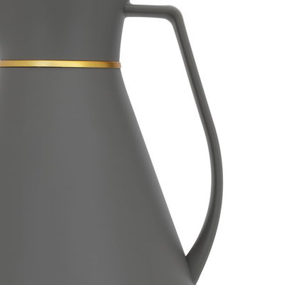 ترمس شيفون زجاج جلوري، 1 لتر - رمادي غامق product image 3