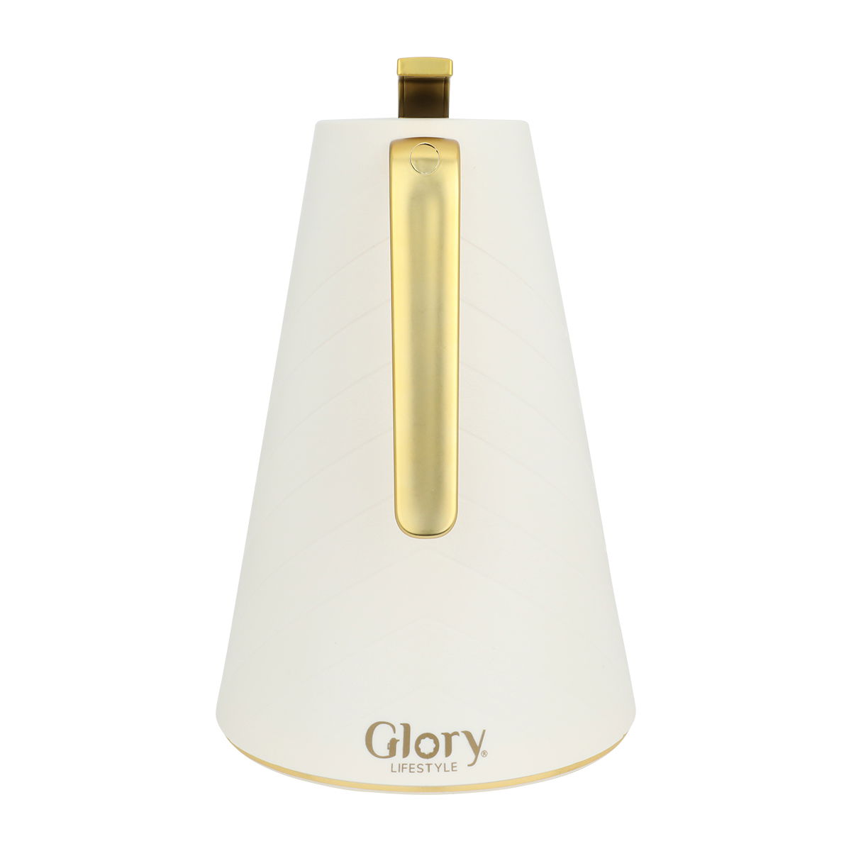 Glory thermos, 1 liter, glass inner container, plastic outer shell - golden white product image 2