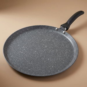 طاوة كريب جرانيت السيف غاليري، 28سم، بحواف مسطحة - رمادي product image