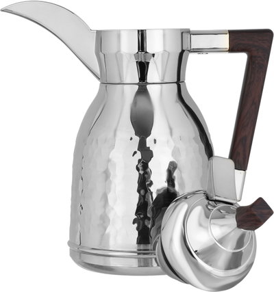 Alsaif Gallery Nawaf Thermos Dallah, 0.35 L, Steel Inner Container, Steel Outer Body - Silver product image 5