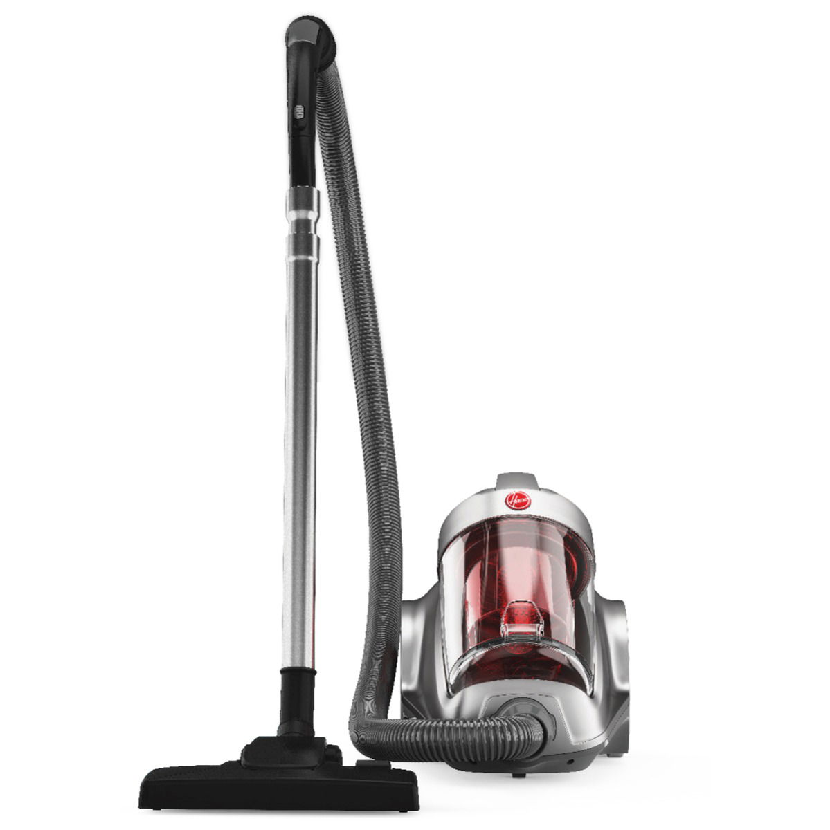 مكنسة كهربائية اسطوانية هوفر، 2200 واط، 3 لتر - احمر فضي product image 1