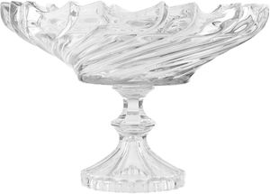 Saif Plus 4-Twist Glass Plate, 30x30x19 cm - Clear product image
