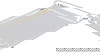 Al Saif Gallery Stainless Steel Serving Tray, 40 x 28 x 2.5 cm, Rectangular - Silver product image 2