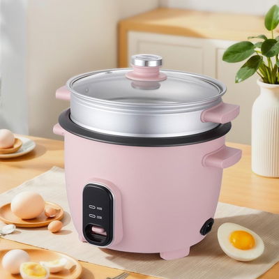 قدر ارز كهربائي ويننج ستار، 4 لتر، 700 واط، غطاء زجاجي، ST-9310 - بينك product image 10