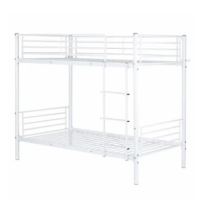 سرير هيكل حديد، 190×70×63 سم، 2 دور - أبيض product image 4