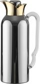 AlAl Saif Gallery Tuwaiq Thermos Set, 1/0.75 L, Glass Inner Material, Transparent Handle - Silver Gold product image 3