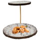 Al Saif Gallery Wooden Serving Plate, Round - White product image 1