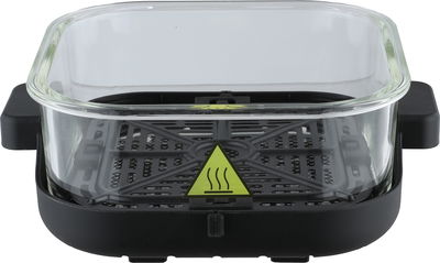 قلاية هوائية إديسون كرانشي، 1500 واط، 4/1.5 لتر، 4 برامج، شاشة ديجيتال، AF532T - رمادي غامق اسود product image 6