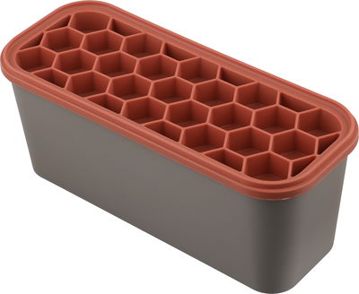 Al Saif Gallery Plastic Ice Cube Tray, 26x10x11 cm - Cappuccino product image 2