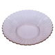 صحن زجاج السيف غاليري، 4×19 سم ، دائري - وردي فاتح product image 1