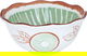 Al saif Gallery Porcelain Bowl, 12.3 x 12.3 x 6 cm, Green-White Pattern product image 1