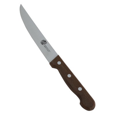 سكين استيل السيف غاليري، يد خشب، رفيع، المقاس 6 - أسود product image 2