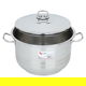 Al Saif Gallery steel pot, 28 x 18 cm, Turkish - silver product image 2