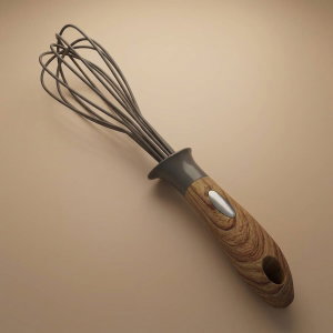 Al Saif Gallery Silicone Egg Beater, 12.5 cm - Grey product image