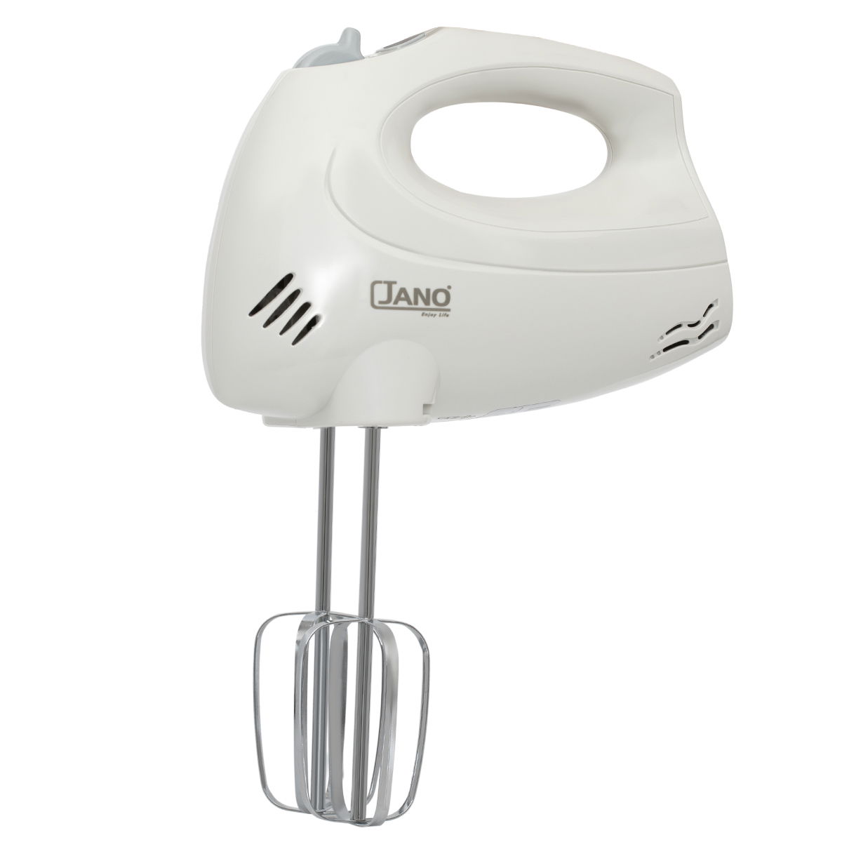 مضرب بيض كهربائي جانو تيربو، 250 واط، 6 سرعات، 2 مضرب - أبيض product image 1