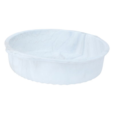 Al Saif Gallery Silicone Cake Mold, 240 x 114 x 65 mm, Round, Handle, Deep - White product image 3