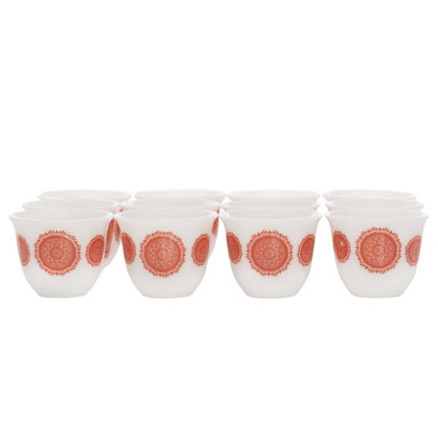 الكيف طقم فناجين السيف غاليري، 12 قطعة - أحمر product image 2