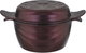 طقم قدور جرانيت تيتانيوم نيوكلاين، 10 قطع، غطاء زجاج - احمر غامق product image 5