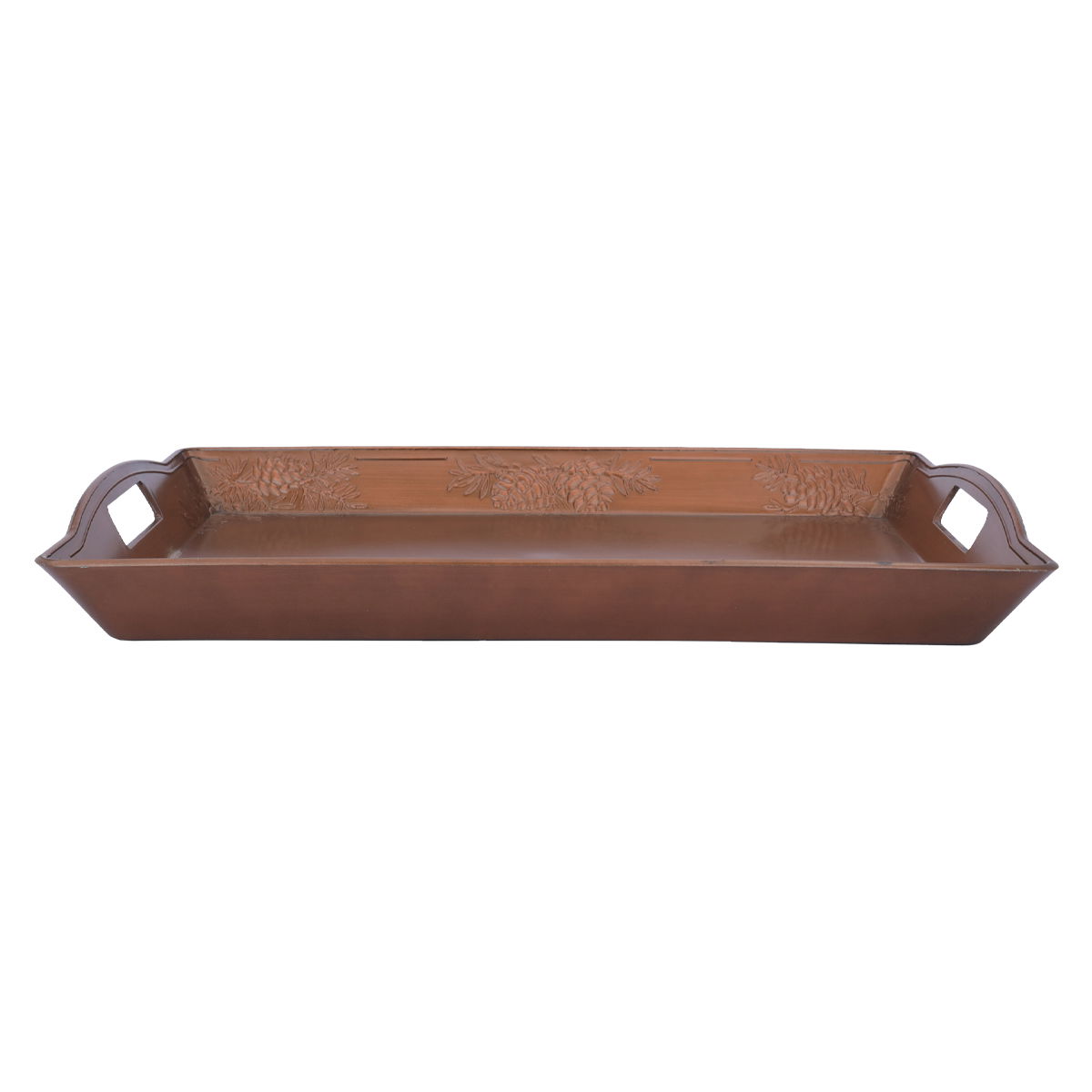 طوفرية تقديم مستطيلة بلاستيك السيف غاليري، 50x35x5 سم، منقوشة - بني product image 2