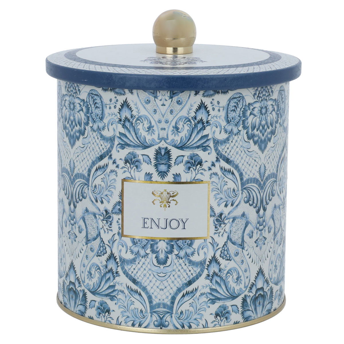 Al Saif Gallery steel can, 2.1 litres, round - blue product image
