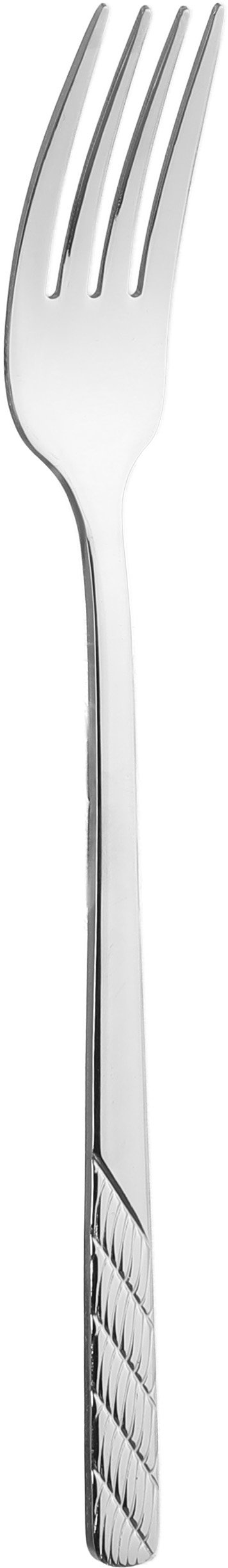 طقم شوك طعام ستانلس ستيل السيف غاليري, 6 قطع، منقوش - فضي product image 2