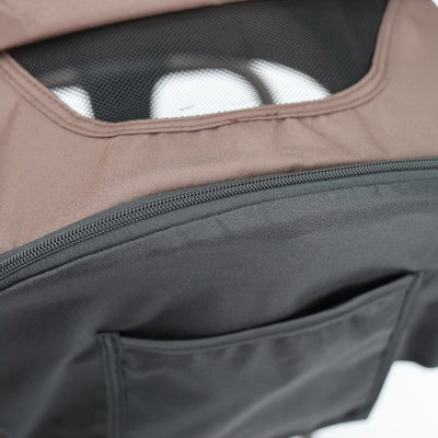 Fun Moment Baby Stroller, Foldable, Storage Basket, Safety Harness - Brown/Black product image 3