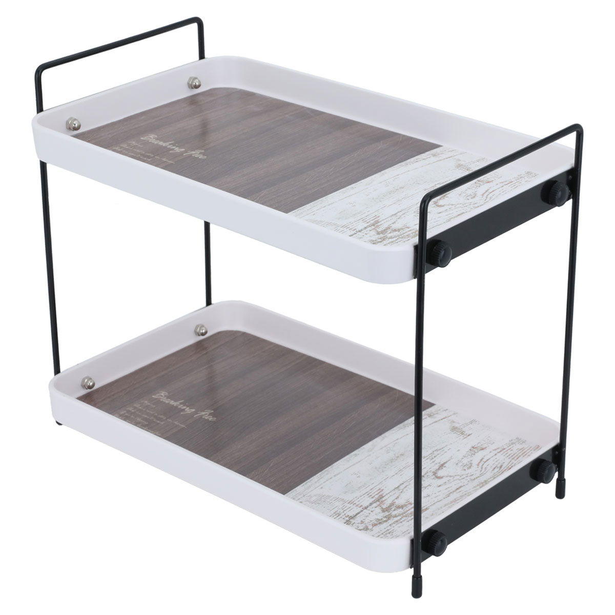 ستاند تقديم بلاستيك السيف غاليري، 30×19×25 سم، دورين، مستطيل - أبيض product image