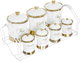 Al Saif Gallery Porcelain Spice Box Set, 7 Pieces - Whitegolden product image 3