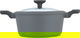 Robust Granite and Aluminum Cookware Set with Glass Lid, 9 Pieces - Dark Grey product image 3