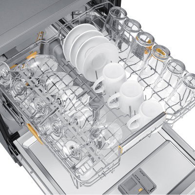 غسالة صحون سامسونج، 14 مكان، 9 برامج، DW60BG850FSLYL - فضي product image 8