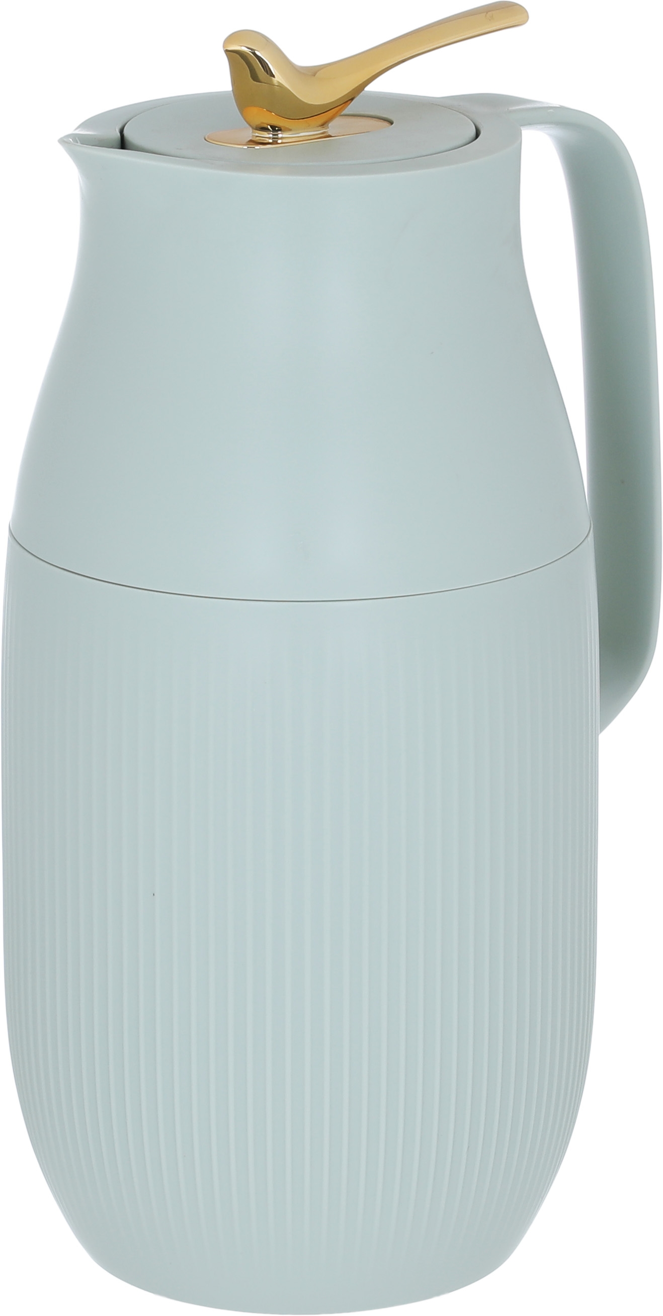 Al Saif Gallery Royal 6 thermos, 1.6 liters, glass inner container, plastic outer shell - light green product image 3
