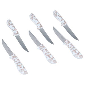 Al Saif Gallery Steel Knife Set, 6 Pieces - White product image 2