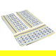 طقم حامل منشفة قماش السيف غاليري، 3 قطع - أصفر بأبيض product image 1