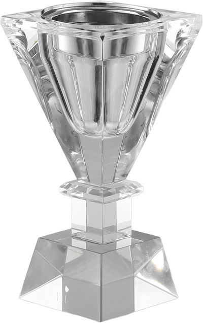 Al Saif Gallery Glass Incense Burner, 8.5x8.5x17 cm - Clear product image 1