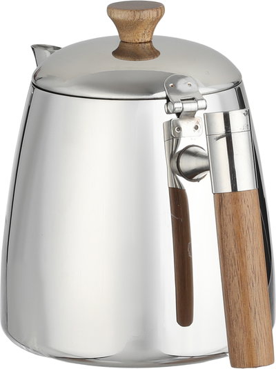 إبريق شاي ستانلس ستيل السيف غاليري، 1.36 لتر - فضي خشبي product image 2