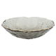 Al Saif Gallery glass plate, 3.5 x 14 cm, with a gold-light gray rim product image 1