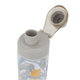 Al Saif Gallery plastic water bottle, drawing of a cyclist - transparent product image 3
