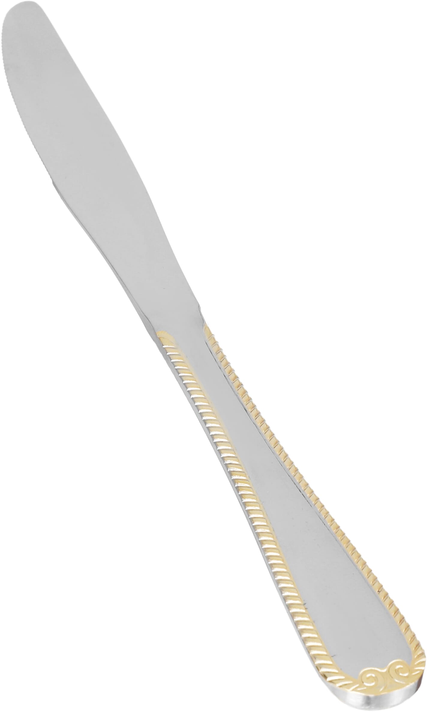 Al Saif Gallery steel knife set, 6 pieces, gold-silver pattern product image 5